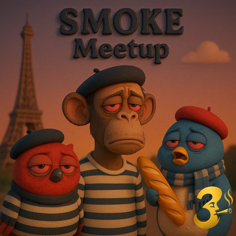 Cover Image for NFT Paris Day TWO | Pre Lunch Crypto Smoke Session 💨