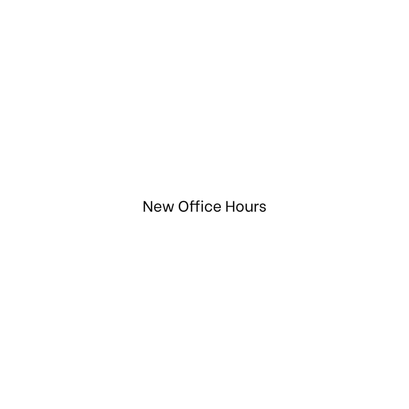 Cover Image for New Office Hours 1