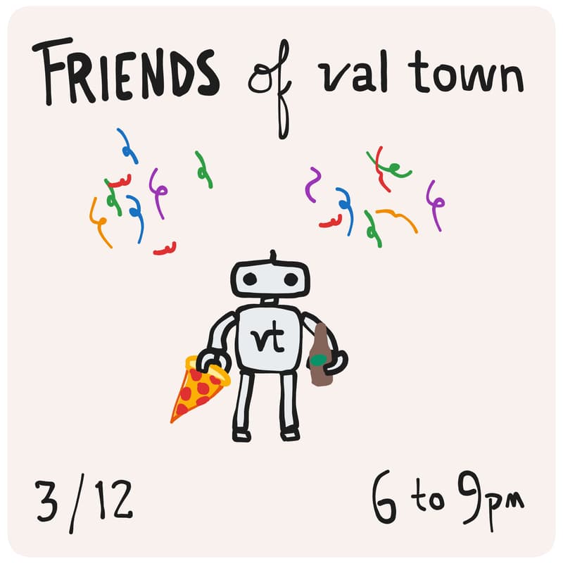 Cover Image for Friends of Val Town Party