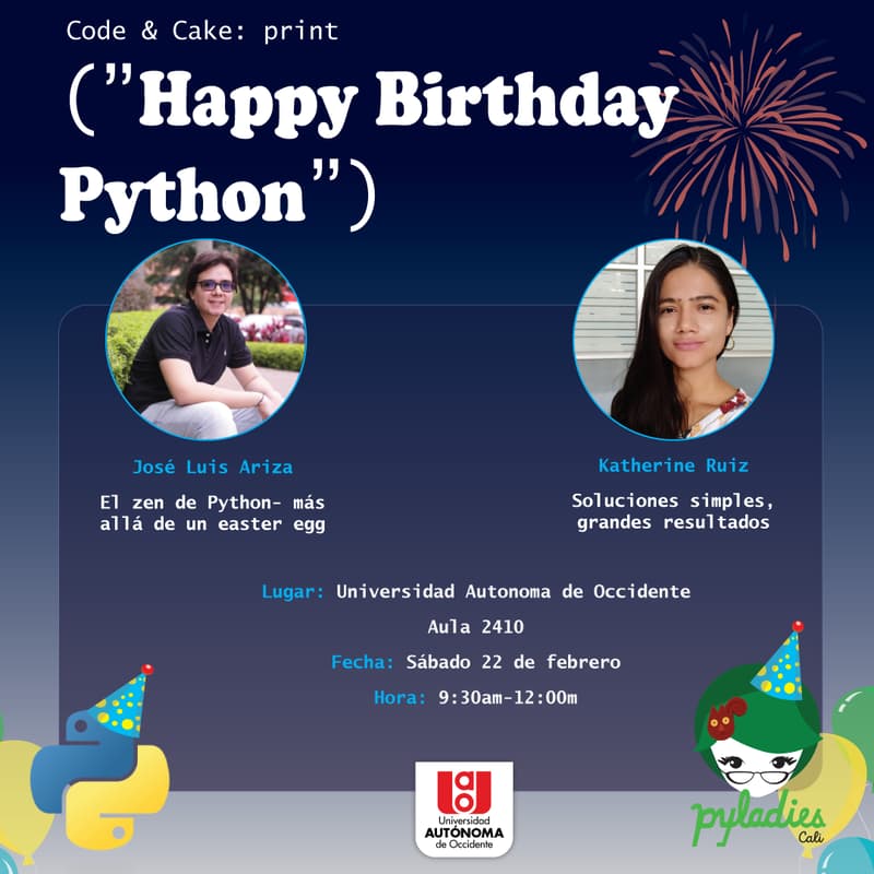 Cover Image for Code & Cake: print("Happy birthday Python") 🐍🍰🎉