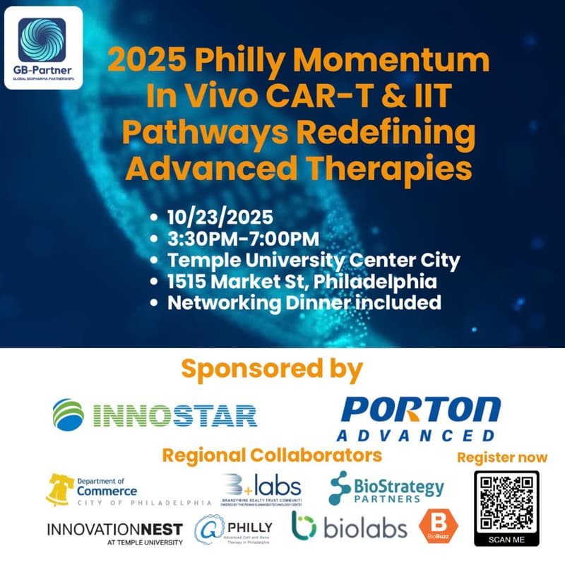 Cover Image for 2025 Philly Momentum: In Vivo CAR-T & IIT Pathways Redefining Advanced Therapies