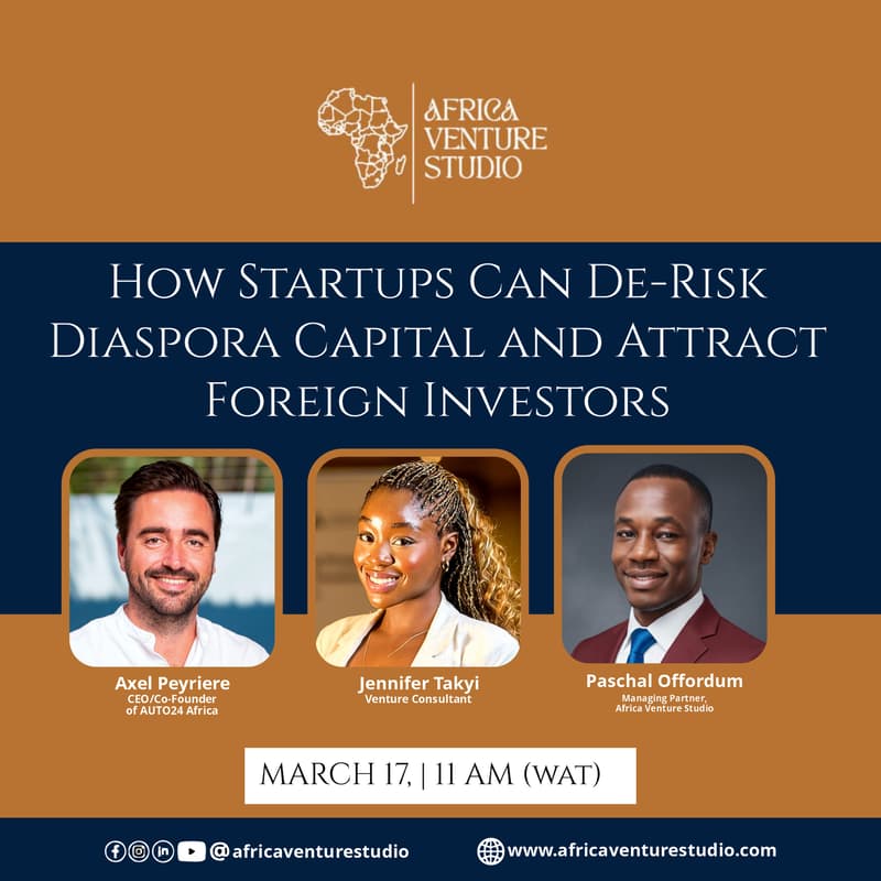 Cover Image for How Startups Can De-Risk Diaspora Capital and Attract Foreign Investors