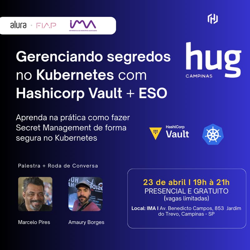 Imagem de capa para Gerenciando segredos no Kubernetes com Hashicorp Vault + ESO