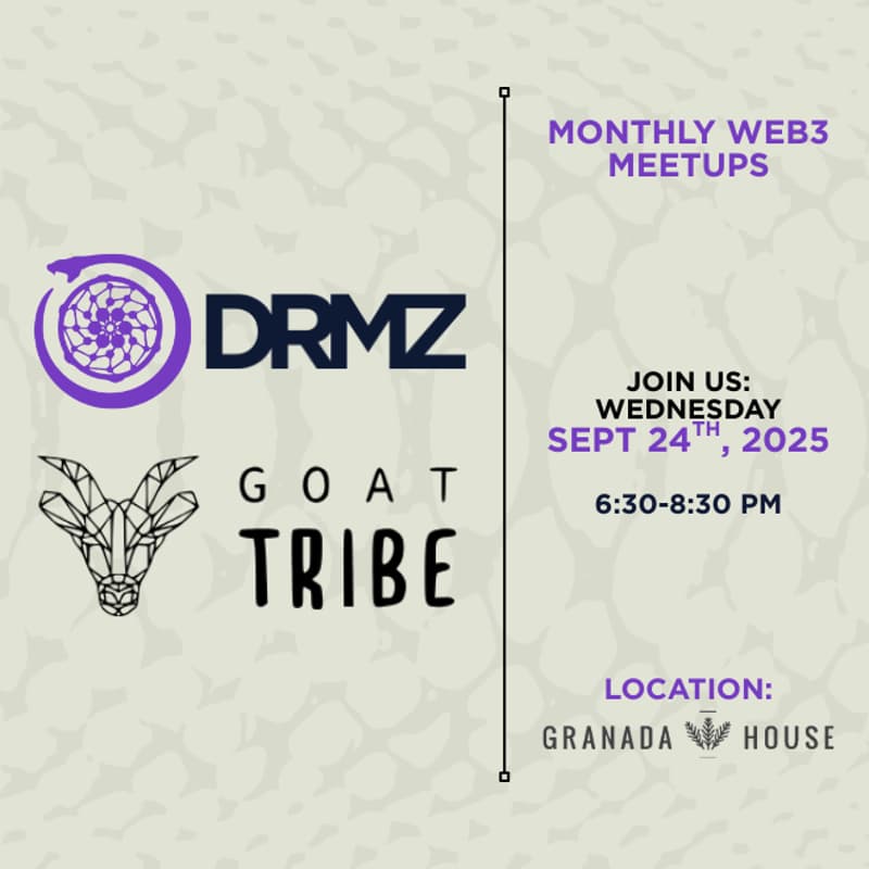 Cover Image for DRMZ X Goat Tribe Monthly Meetupts