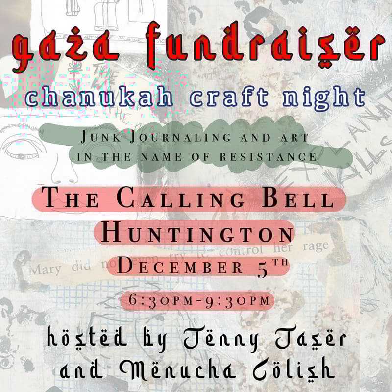 Cover Image for Gaza Fundraiser: Chanukah Craft Night