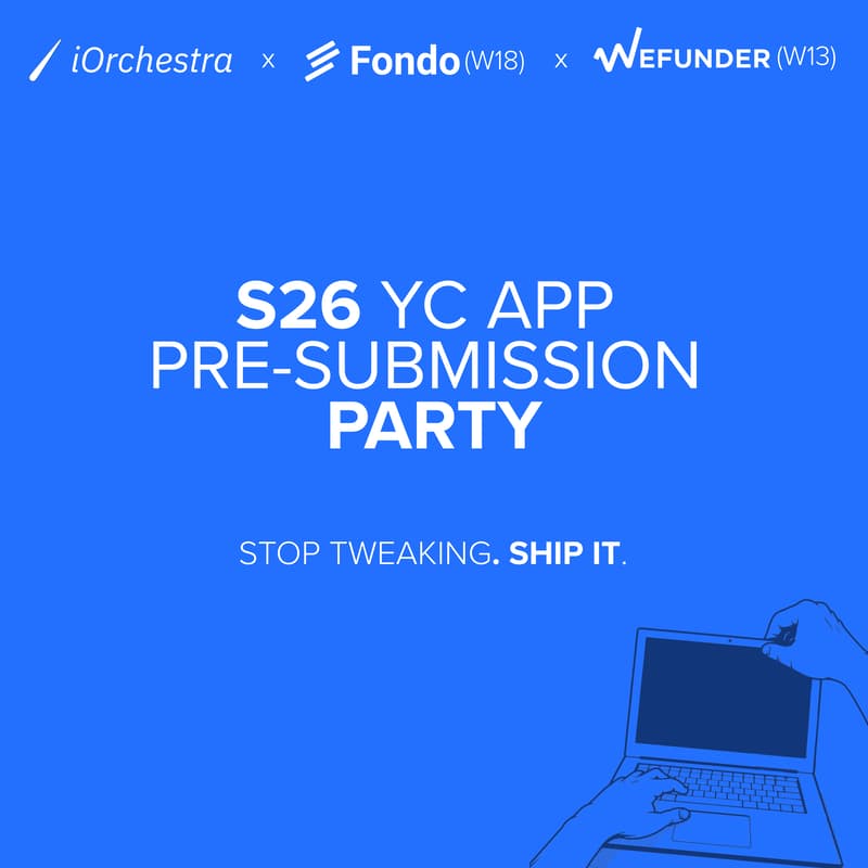 Cover Image for S26 YC App Pre-Submission Party