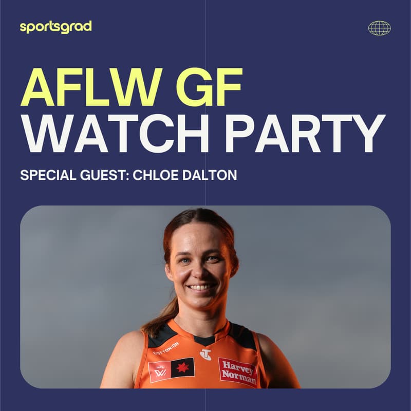 Cover Image for Exclusive AFLW Watch Party with Chloe Dalton