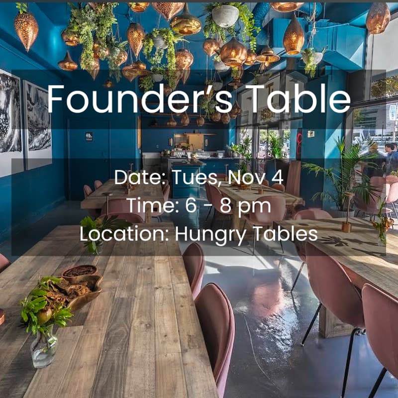 Cover Image for Founder's Table: Dinner