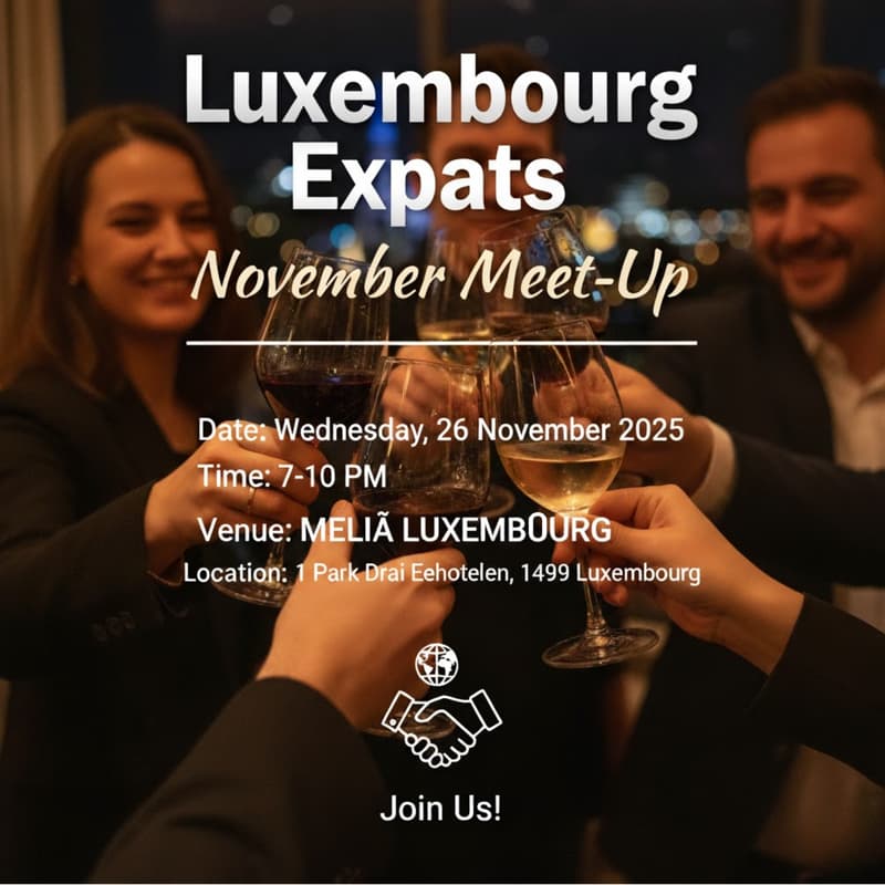 Cover Image for Luxembourg Expats November Meet-Up - MELIÃ Luxembourg