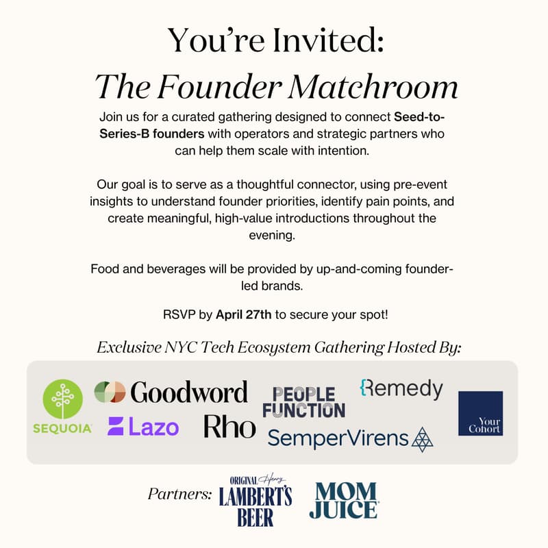 Cover Image for The Founder Matchroom