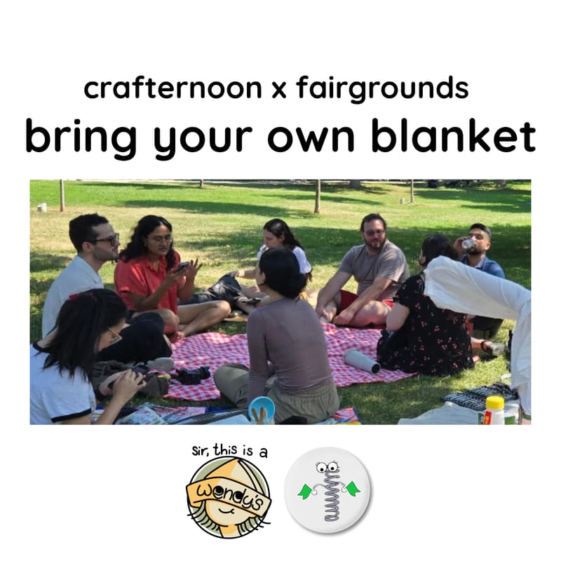 Cover Image for return of the fairgrounds (& wendy's crafternoon) - high park edition 🌳