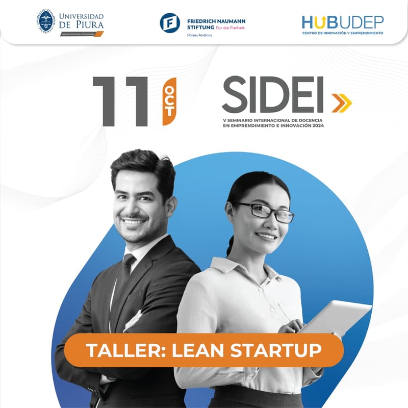 Foto de portada de SIDEI 2024: Taller Método Lean Startup