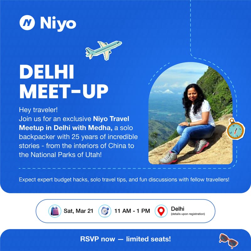 Cover Image for Asia Unmapped: The Niyo Delhi Traveller's Meet-up