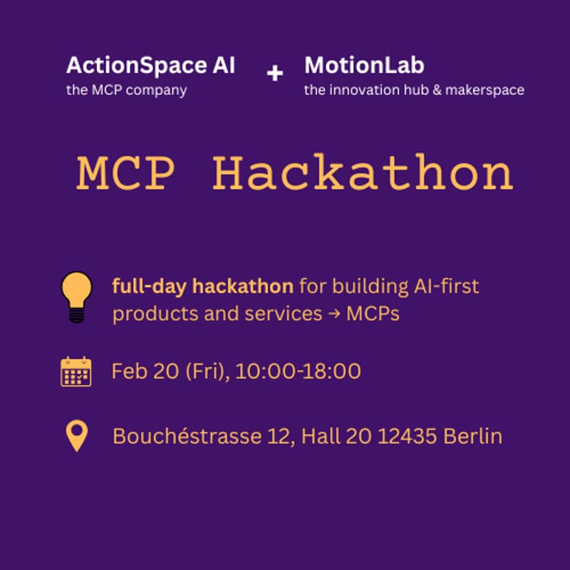 Cover Image for MCP Hackathon - build AI-first products and services