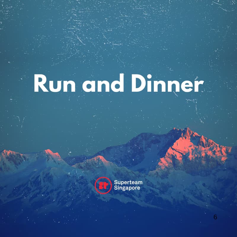 Cover Image for Run and Dinner around Marina Bay
