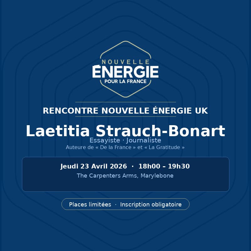 Cover Image for Rencontre Nouvelle Énergie UK avec Laetitia Strauch-Bonart