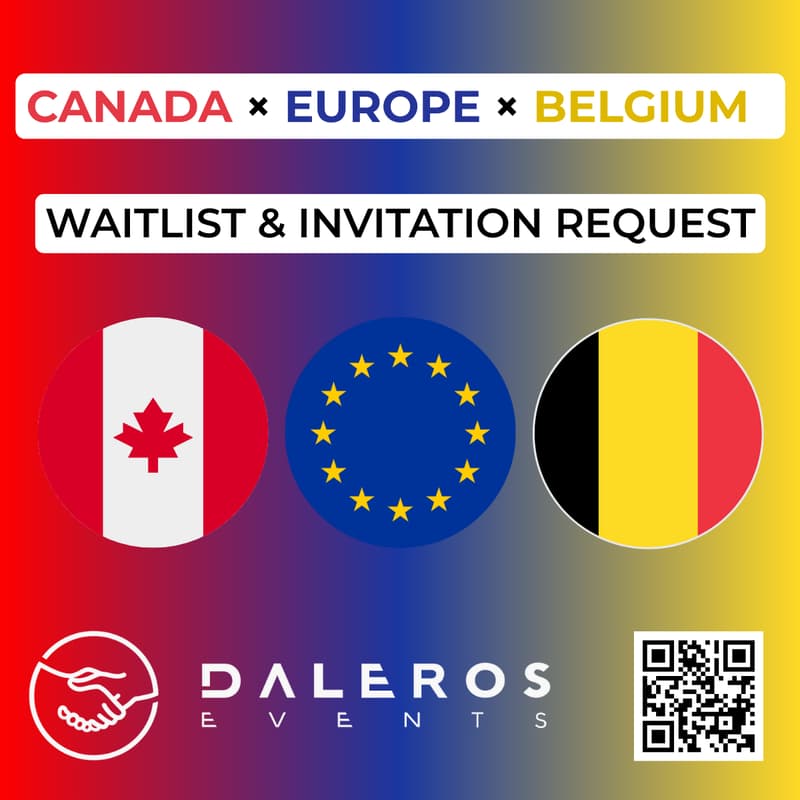 Cover Image for Invitation & Priority Access Request for Business Networking: 🇨🇦 Canada 🇪🇺 Europe 🇧🇪 Belgium | DECA EUROPE by DALEROS EVENTS