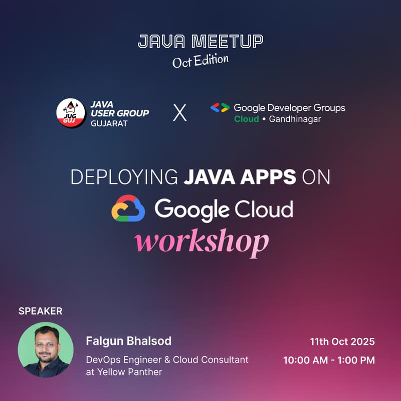 Cover Image for 🌩️ Build & Scale Modern Java Fullstack App on GCP - Workshop