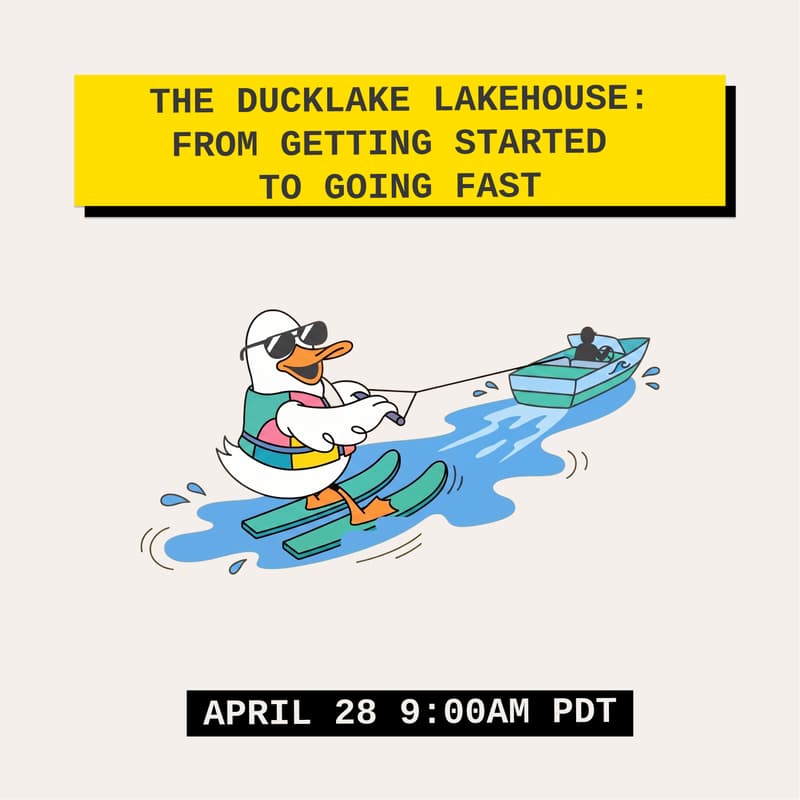 Cover Image for The DuckLake Lakehouse: From Getting Started to Going Fast