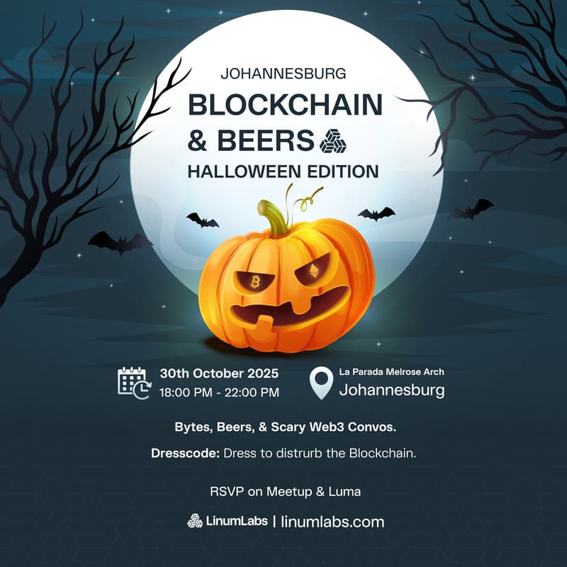 Cover Image for Blockchain & Beers Johannesburg: Halloween Edition