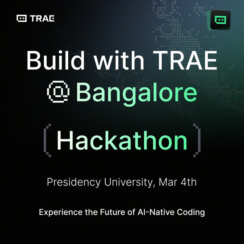 Cover Image for Build with Trae @ Bengaluru