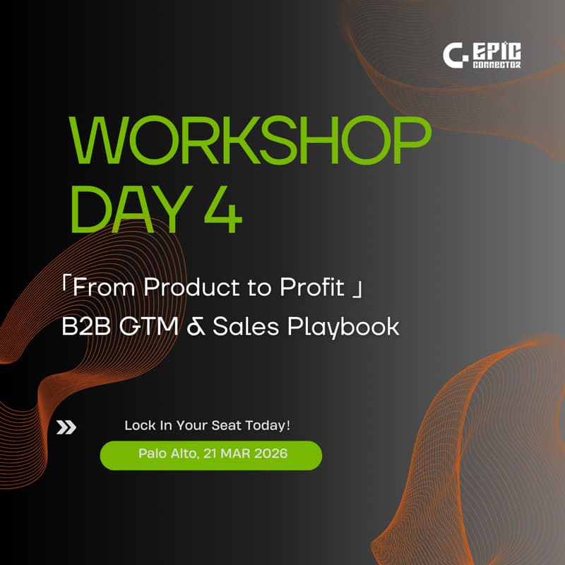 Cover Image for GTC 2026 | Workshop 04：B2B GTM & Sales Playbook