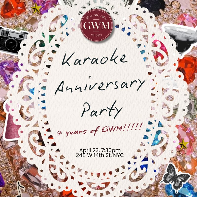 Cover Image for Karaoke Anniversary Party 💖🪩 (Members Only)