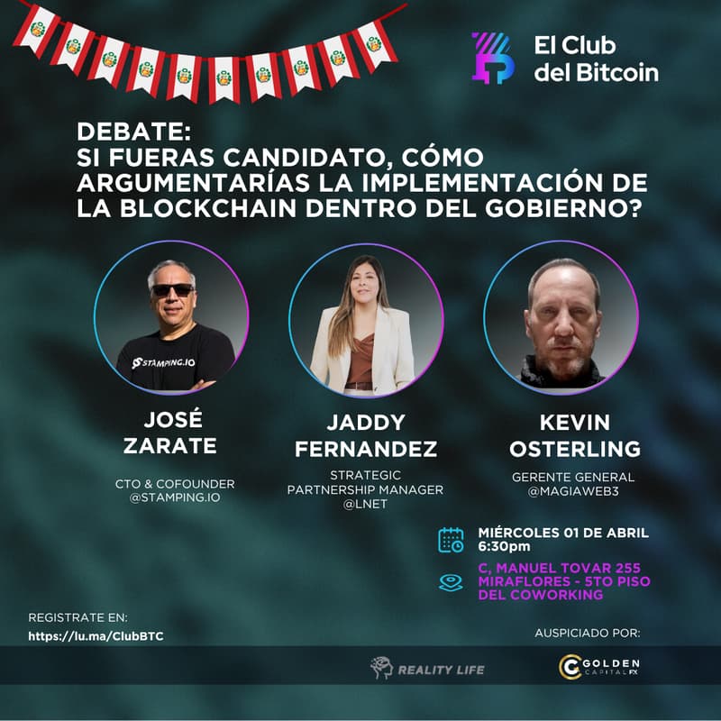 Cover Image for DEBATE: Si fueras candidato, cómo argumentarías la implementación de LA blockchain dentro del Gobierno?