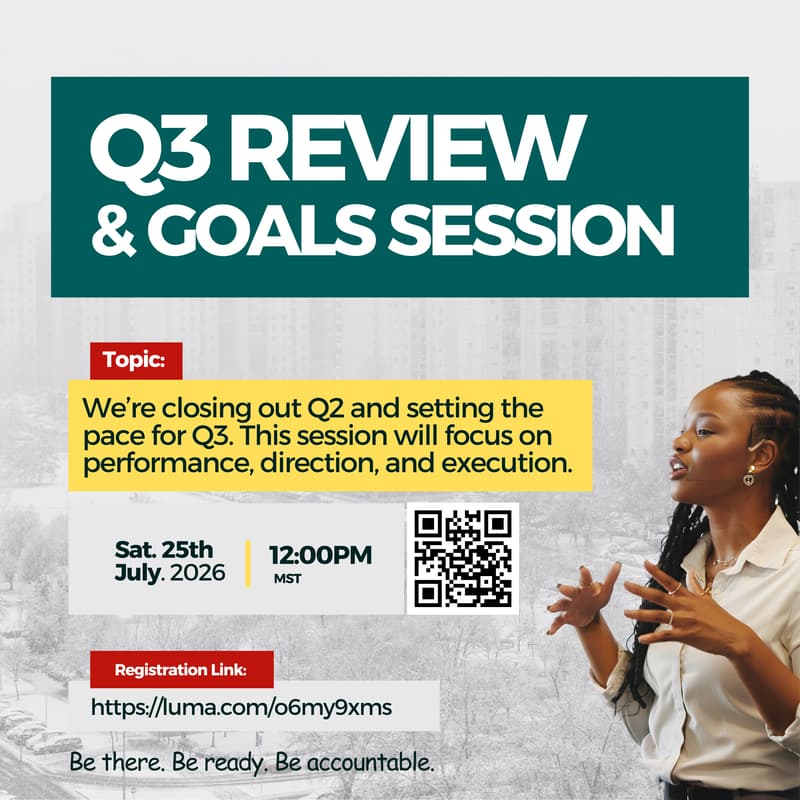 Cover Image for Q3 REVIEW & GOALS SESSION