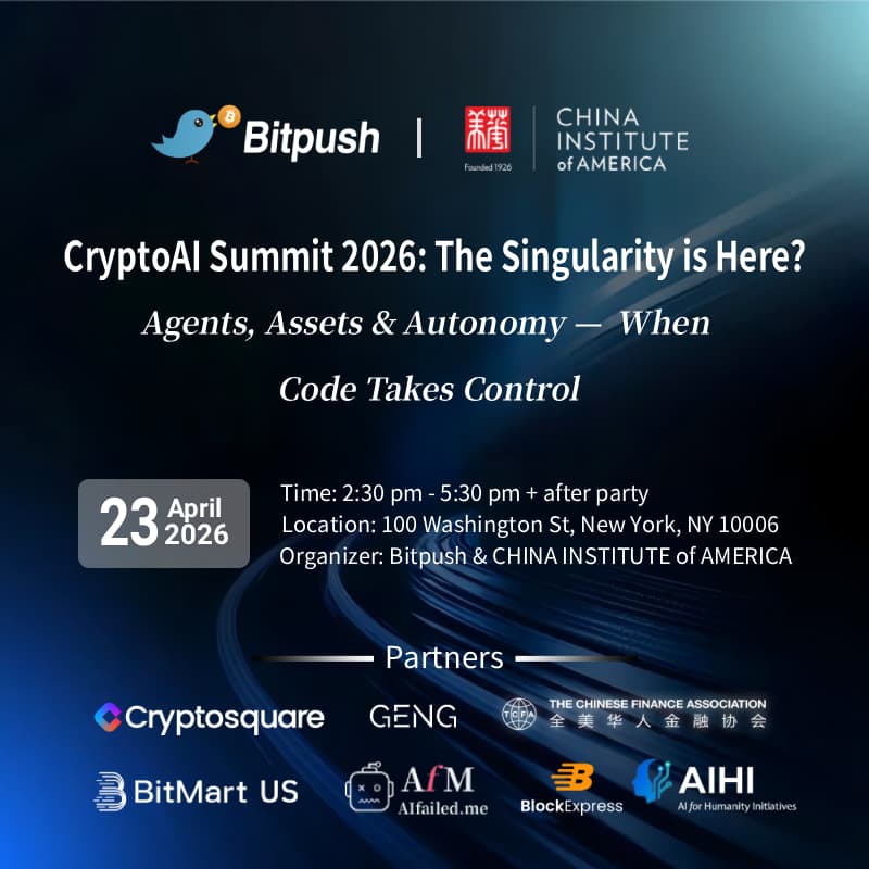 Cover Image for CryptoAI Summit 2026: The Singularity is Here?