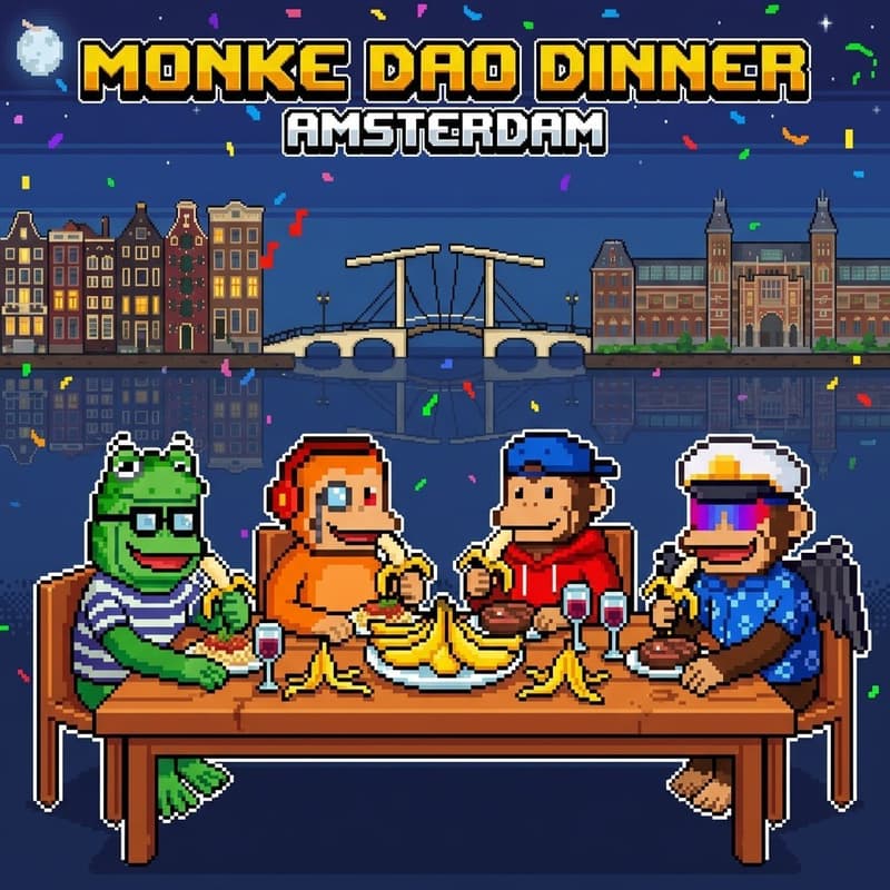 Cover Image for Monke DAO pre SuperTeam NL Launch party dinner