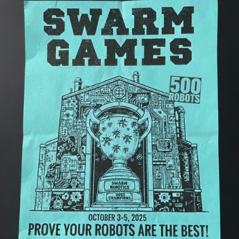 Cover Image for SWARM, The World’s Largest Swarm Robotics Hackathon