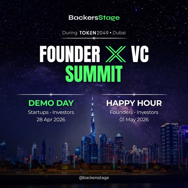 Cover Image for Founder x VC Summit | Happy Hour | Day 2 | Token2049 Dubai Week 🇦🇪