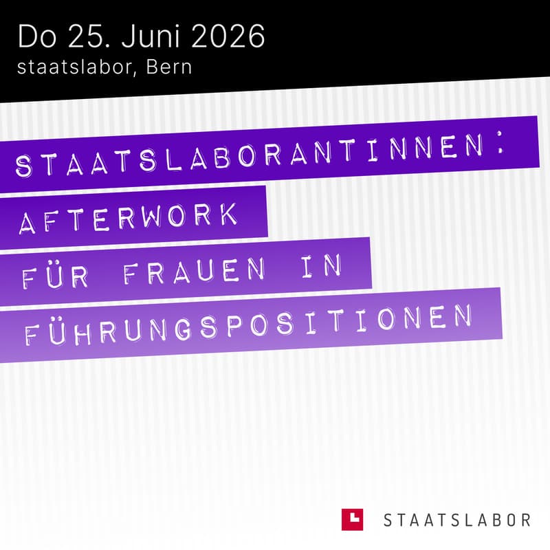 Cover Image for staatslaborantinnen: Afterwork für Frauen in Führungspositionen