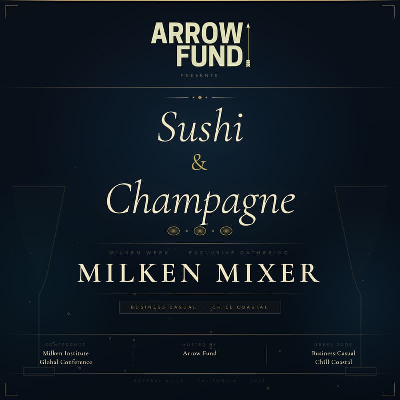 Cover Image for Sushi & Champagne | Arrow Fund x SVRN