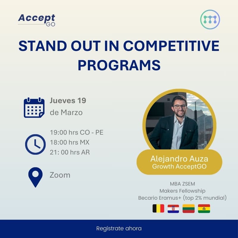 Cover Image for Stand out in competitive processes - AcceptGO & Makers