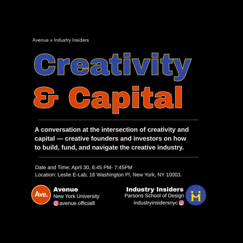 Cover Image for Avenue x Industry Insiders: Creativity & Capital