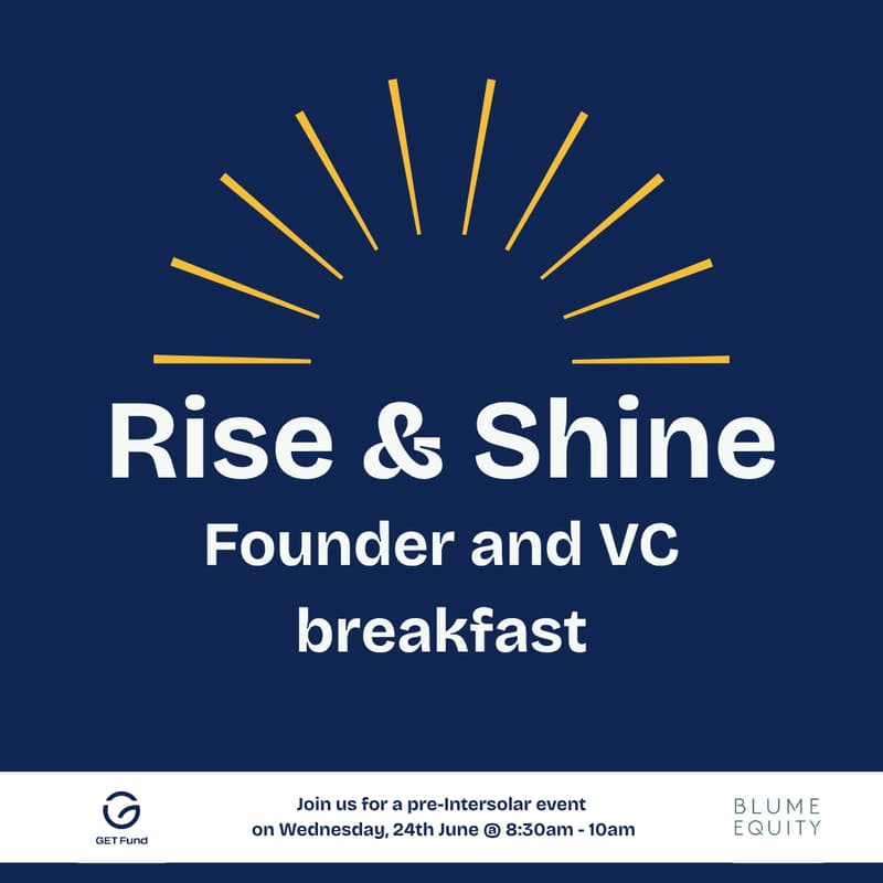 Cover Image for Rise & Shine Breakfast (Intersolar Side Event)