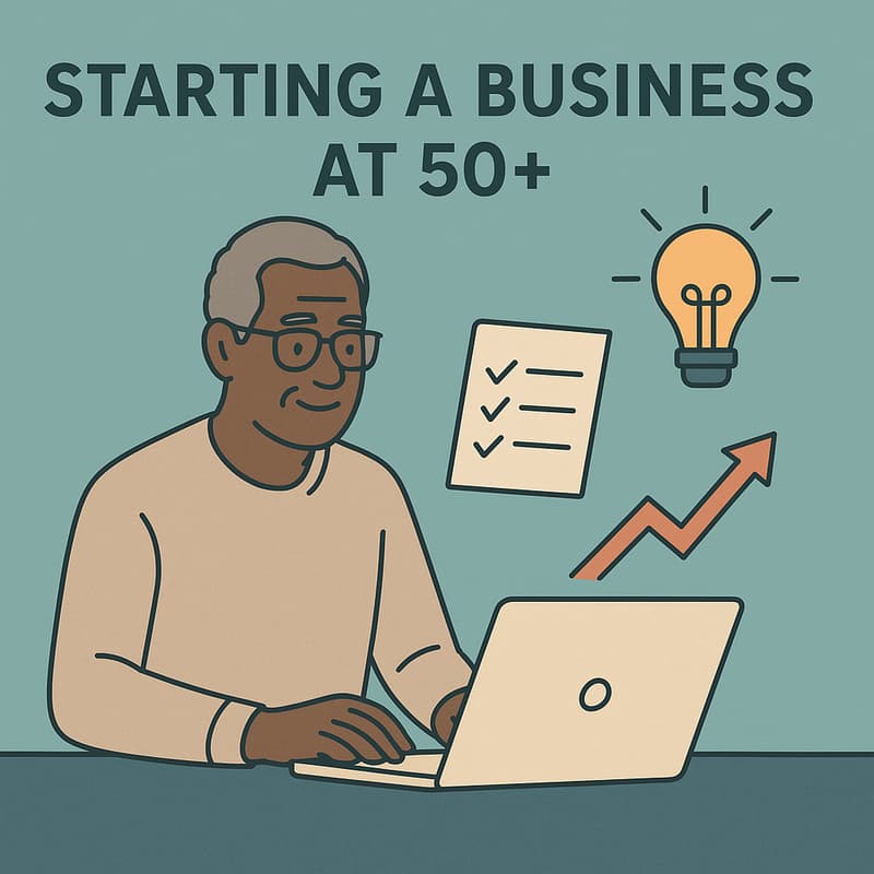 Cover Image for Starting a Business at 50+