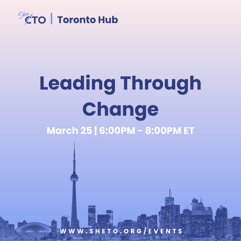 Cover Image for SheTO Toronto Hub Event