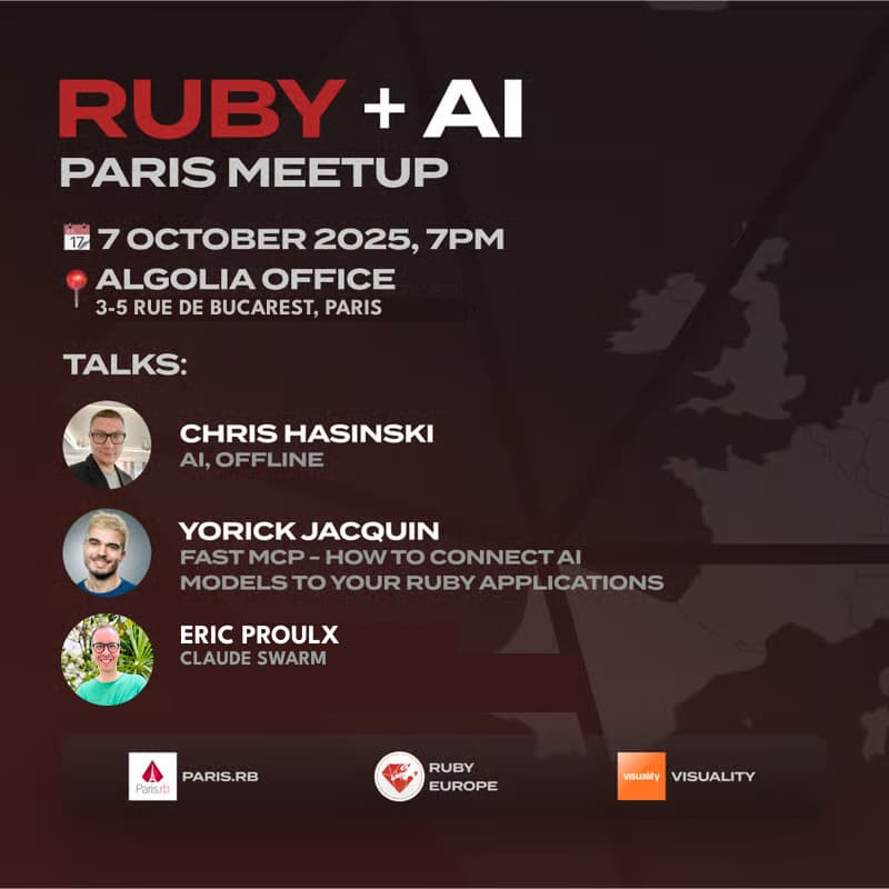 Cover Image for Ruby + AI Meetup Paris