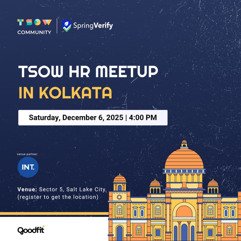 Cover Image for TSOW HR Meetup in Kolkata