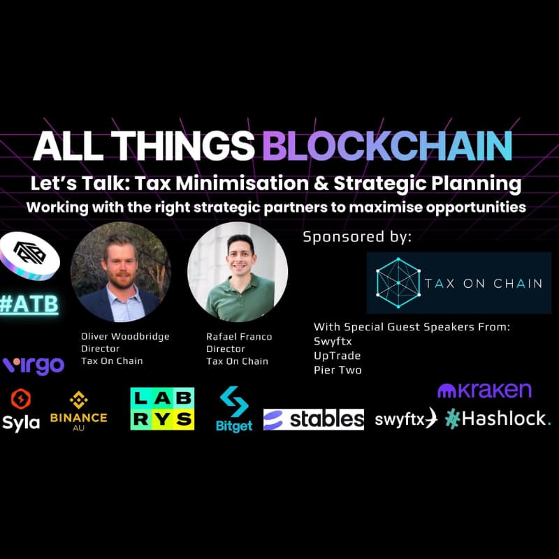 Cover Image for Let's Talk Crypto Tax Minimisation & Strategic Planning!