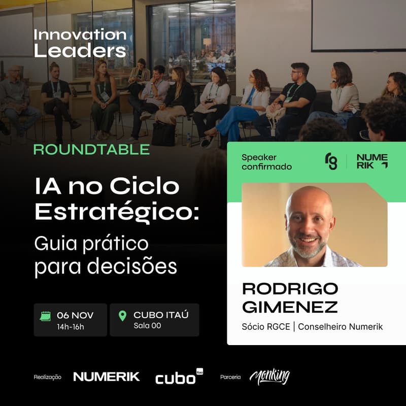 Cover Image for Roundtable | IA no Ciclo Estratégico: Guia prático para decisões