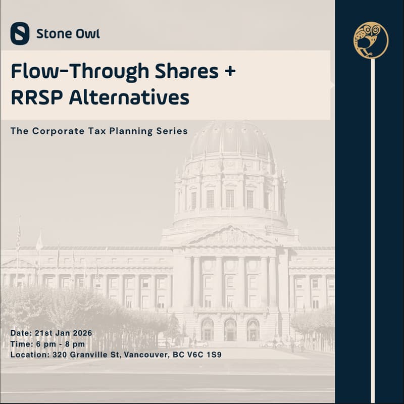 Cover Image for Flow-Through Shares + RRSP Alternatives | Advanced Tax & Corporate Planning Series