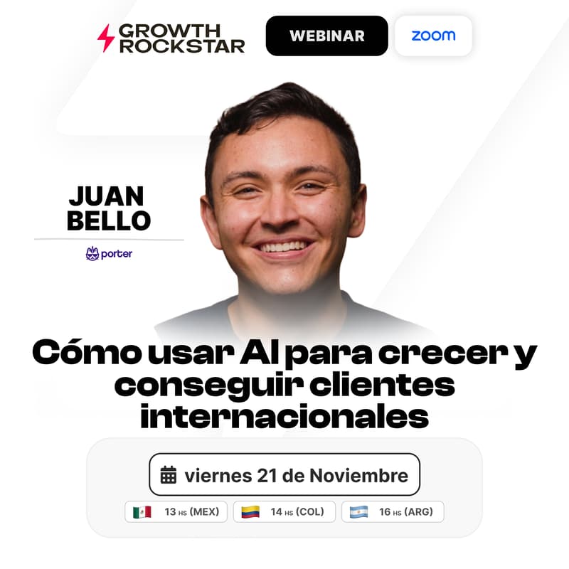 Cover Image for Juan Bello: Cómo usar AI para crecer y conseguir clientes internacionales