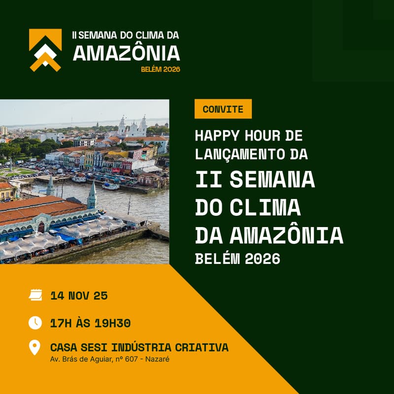 Cover Image for Coquetel - Lançamento II Semana do Clima da Amazônia