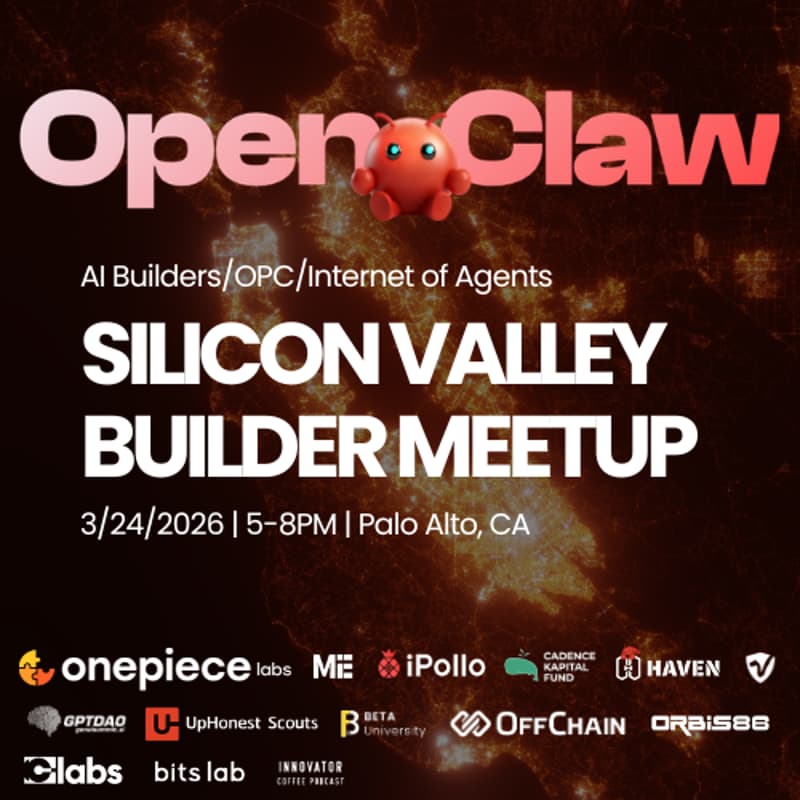 Cover Image for 🔥 OpenClaw SV Builder Meetup @ Palo Alto