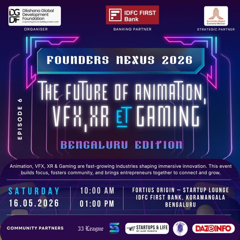 Cover Image for Future of Animation, VFX, XR & Gaming Founders Nexus (Episode 6)