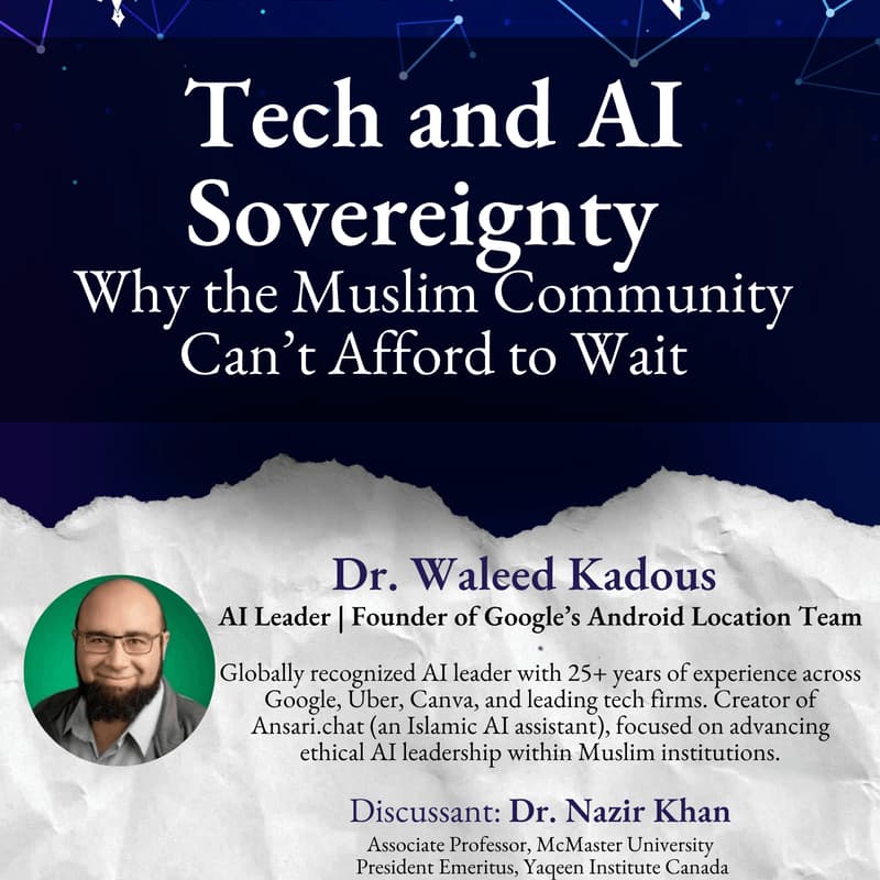 Cover Image for CIK Talk — Tech and AI Sovereignty: Why the Muslim Community Can’t Afford to Wait